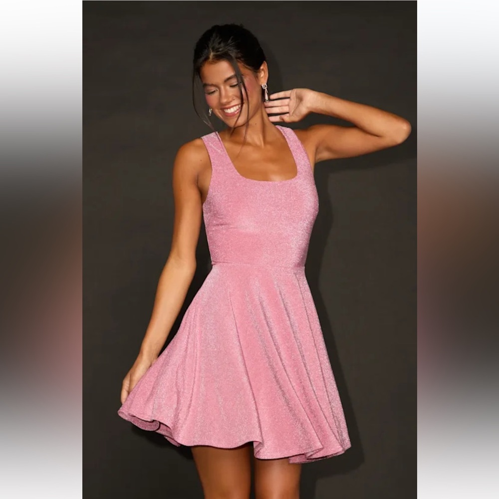 Lulus Dress S Prom Pink